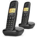 CORDLESS 1.5"V.VOCE MEM.50NUM.FUNZ.SVEGLI.DUO NERO