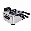 DPM Friggitrice Olio Professionale HD305 – 5 Litri 2000W Inox – Silver