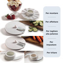 Ariete Linea Vintage 1781 Robot da cucina Vintage, 1000W, Capacità 2,1L (utilizzabile 1,2L), Per preparazione impasti, Beige