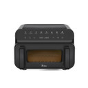 Ardes Friggitrice Aria e Grill Friggisana ARFRYA12GP – 10L Doppia Resistenza 2000W – Nero