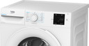 Beko b300 BMWRU3821W: Lavatrice 8kg, Classe A, 1200giri, linea estetica NX, motore inverter, Display Touch, oblò bianco, tecnologia EnergySpin™