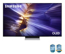 Samsung OLED AI TV 77" QE77S90FAEXZT 4K, Processore NQ4 AI Gen3, 4K AI Upscaling Pro, Schermo antiriflesso, OLED HDR, Dolby Atmos & OTS Lite, Laser Slim Design, Vision AI Smart TV, 2025