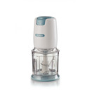 Ariete Breakfast 437 Tritatutto , Chopper, 400W, Capacità 700ml, 4 lame in acciaio inox, 2 velocità, Base antiscivolo, Bianco & Celeste