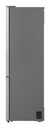 LG GBBS322CPY Frigorifero combinato Fit & Max 60cm, Classe C, 375L, AI Inverter, Prime Silver