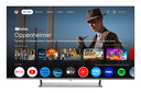 SABA SMART TV QD-MiniLED 55" ULTRA HD 4K, GOOGLE TV 5.0, Dolby Vision/Atmos, Triplo ter DVBT2/C/S2 HEVC MAIN10, Certificato TivuSAT, Piedistallo centrale