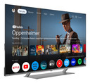 SABA SMART TV QD-MiniLED 55" ULTRA HD 4K, GOOGLE TV 5.0, Dolby Vision/Atmos, Triplo ter DVBT2/C/S2 HEVC MAIN10, Certificato TivuSAT, Piedistallo centrale