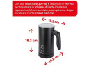 Melchioni Family Montalatte Milky – 4 Funzioni 600W 300ml – Nero