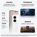 Samsung Galaxy S25 Edge, Smartphone AI, Display 6.7'' QHD+ Dynamic AMOLED 2X, Fotocamera 200MP, RAM 12GB, 512GB, 3.900 mAh, Titanium Jetblack