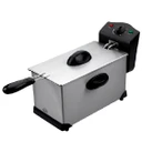 DCG Eltronic FR2759 friggitrice Singolo 3,5 L 2000 W Nero, Acciaio inox