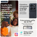 Motorola moto g56 5G 17,1 cm (6.72") Dual SIM ibrida Android 15 USB tipo-C 8 GB 256 GB 5200 mAh Nero