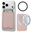 SMART WALLET SLIM DESIGN MAGNETIC 3 CARTE BLACK PINK