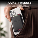 Techmade Smart Wallet Slim Magnetic 3 Carte Black