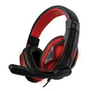 Techmade Cuffie Gaming TM-PC13-RD LED 3.5mm – Black Red