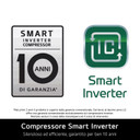 LG GBBS726CPY Frigorifero combinato Fit & Max 60cm, Classe C, 375L, AI Inverter, Prime Silver