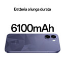 OPPO A6k AI Smartphone, doppia fotocamera 13MP+QVGA, Selfie 5MP, Display 6.75” 120HZ IPS HD+, 6100mAh, RAM 4GB(Esp1GB/2GB/4GB)+ROM 256GB [Versione Italia], Crystal Black