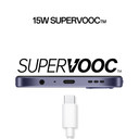 OPPO A6k AI Smartphone, doppia fotocamera 13MP+QVGA, Selfie 5MP, Display 6.75” 120HZ IPS HD+, 6100mAh, RAM 4GB(Esp1GB/2GB/4GB)+ROM 256GB [Versione Italia], Crystal Black