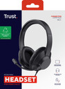 Trust Ayda Max Auricolare Cablato A Padiglione Ufficio Nero