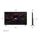 LG Smart TV 55" 55UA75006LA UHD 4K Serie UA75 AI webOS 25 - Nero