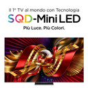 TCL C8L TV 85C8L SQD Mini LED da 85", 4K HDR, 6000 nit, 3.200 zone di dimming, Google TV, 144Hz, Dolby Vision & Atmos, Audio Bang & Olufsen