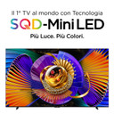 TCL C7L TV 98C7L SQD‑Mini LED da 98", 4K HDR, 3000 nit, 2.176 zone di dimming, Google TV, 144Hz, Dolby Vision & Atmos, Audio Bang & Olufsen