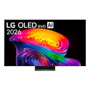 LG OLED evo AI 83'' Serie C6 Pro OLED83C66LB, 4K, Hyper Radiant Color, Precision HDR, Processore α11 Gen3, SMART TV 2026