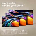 Hisense 85UR9S 2,16 m (85") 4K Ultra HD Smart TV Wi-Fi Grigio 5000 cd/m²
