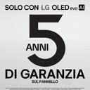 LG OLED evo AI 83'' Serie G6 OLED83G64LW, 4K, Hyper Radiant Color, Staffa a filo muro inclusa, G-Sync, SMART TV 2026