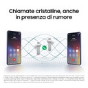 Samsung Galaxy Buds4, Black, Corpo in metallo, Altoparlante a 1 via, equalizzatore adattivo, Chiamate cristalline, Audio a 360°, ANC, Controllo adattivo del rumore Connessione senza interruzioni e One UI, Galaxy AI pronto ai comandi vocali