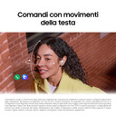 Samsung Galaxy Buds4, Black, Corpo in metallo, Altoparlante a 1 via, equalizzatore adattivo, Chiamate cristalline, Audio a 360°, ANC, Controllo adattivo del rumore Connessione senza interruzioni e One UI, Galaxy AI pronto ai comandi vocali