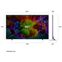 LG QNED evo AI MiniLED 115'' Serie QNED93B 115QNED93B6, 4K, Dolby Vision, Precision Dimming Pro, VRR 165Hz,SMART TV 2026