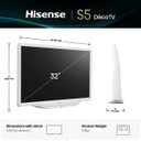 Hisense 32S5Q 81,3 cm (32") Full HD Smart TV Wi-Fi Bianco