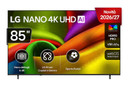 LG NANO 4K UHD AI 85 SMART TV FHD 2,16 m (85") 4K Ultra HD Wi-Fi Nero