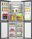 Hisense frigorifero Quattro Porte RQ5P470SAFE libera installazione 483L Classe E Metal cooling WiFi