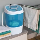 DCG Eltronic ML5950 lavatrice Caricamento dall'alto 2 kg Blu, Bianco