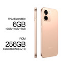 OPPO A6 AI Smartphone, doppia fotocamera 50MP+2, Selfie 8MP, Display 6.75” 120HZ IPS HD+, 6550mAh, RAM 6GB(Esp2GB/4GB/6GB)+ROM 256GB [Versione Italia], Aurora Gold