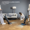 Rowenta X-Clean 7 , Lavapavimenti Senza Fili, Autonomia 50', Tecnologia Smart, Assistente Vocale, Autopulizia e Asciugatura, Luci Led, Pulizia Bordi, GZ5736