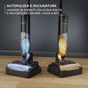 Rowenta X-Clean 7 , Lavapavimenti Senza Fili, Autonomia 50', Tecnologia Smart, Assistente Vocale, Autopulizia e Asciugatura, Luci Led, Pulizia Bordi, GZ5736