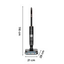 Rowenta X-Clean 7 , Lavapavimenti Senza Fili, Autonomia 50', Tecnologia Smart, Assistente Vocale, Autopulizia e Asciugatura, Luci Led, Pulizia Bordi, GZ5736