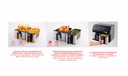 Ardes ARFRYA03D friggitrice Doppia 9 L Indipendente Friggitrice ad aria calda Nero, Acciaio inox