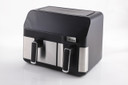 Ardes ARFRYA03D friggitrice Doppia 9 L Indipendente Friggitrice ad aria calda Nero, Acciaio inox