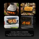 Akai Friggitrice Ad Aria Digitale 4,2L 1500W Bianca con Contenitore in Vetro