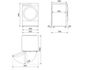 Smeg W3084A20 lavatrice Caricamento frontale 8 kg 1400 Giri/min Bianco