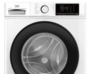 Beko b100 BMX8126DB 8kg classe A bianco, inverter 1200 giri, display XL, oblò nero, vapore