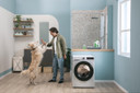 Candy ProWash 500, Lavatrice Carica Frontale 13 KG, 20% più efficente della classe A, 1400 giri, Bianco, Inverter, Vapore, Wi-Fi, Smart Wash, BR 413BL8-S