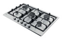 Zoppas EZPG755GXH Acciaio inox Da incasso 75 cm Gas 5 Fornello(i)