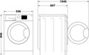 Indesit C YD 93D WW IT, Capacità 9kg, classe D, colore White, Dispay digitale, QuickDry