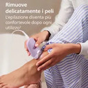 Philips Serie 4000 Epilatore con filo lilla con 4 accessori BRE257/00
