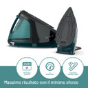 Imetec Smartvapor Ferro da Stiro Generatore di Vapore, Vapore 2 volte più potente, Fino a 6,0 Bar Pump, 2400 W, Colpo di vapore da 350 g, Piastra Fluid Ceramic PRO, Carica continua con serbatoio estraibile da 1,8 l, Sistema di Pulizia Calc Clean