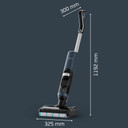 Rowenta X-Clean 5 Pro GZ5436E0 scopa elettrica Aspirapolvere a bastone 2 in 1 Batteria Secco e bagnato Senza sacchetto 0,5 L Blu, Nero