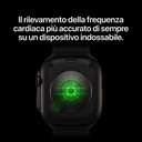 Apple Watch Ultra 4 GPS + Cellular, Cassa 49 mm in titanio naturale con cinturino Ocean grigio traslucido
